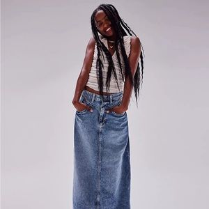 Maxi Denim skirt
